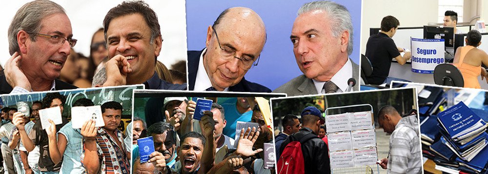 IBGE mostrou nesta quarta-feira, 31, mais uma radiografia do desastre para a economia do País que foi o golpe parlamentar protagonizado por Michel Temer, Aécio Neves e Eduardo Cunha; a taxa de desemprego no Brasil ficou em 13,6% nos três meses até abril, ficando 1 ponto percentual do trimestre anterior; população desocupada, 14 milhões de pessoas, cresceu 8,7 % em relação ao observado entre novembro de 2016 e janeiro de 2017, 12,9 milhões de pessoas, um acréscimo de 1,1 milhão de pessoas não ocupadas na procura por trabalho (Foto: Aquiles Lins) IBGE mostrou nesta quarta-feira, 31, mais uma radiografia do desastre para a economia do País que foi o golpe parlamentar protagonizado por Michel Temer, Aécio Neves e Eduardo Cunha; a taxa de desemprego no Brasil ficou em 13,6% nos três meses até abril, ficando 1 ponto percentual do trimestre anterior; população desocupada, 14 milhões de pessoas, cresceu 8,7 % em relação ao observado entre novembro de 2016 e janeiro de 2017, 12,9 milhões de pessoas, um acréscimo de 1,1 milhão de pessoas não ocupadas na procura por trabalho