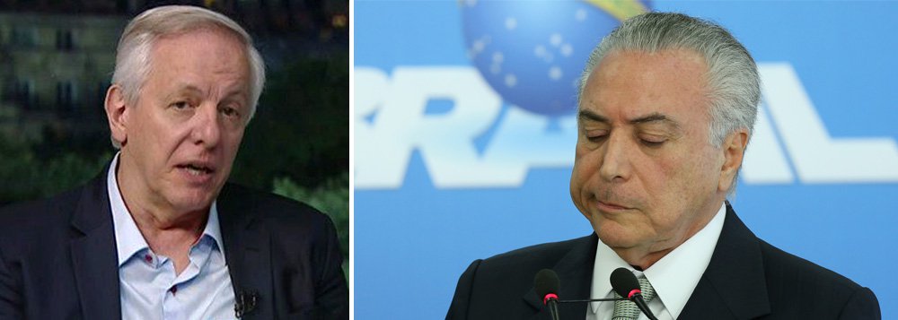 Jornalista e narrador esportivo Milton Leite, do SporTV, diz que sob o comando de Michel Temer, o Brasil é governado por uma quadrilha; "Porque não houve crime para o impeachment. Acho que estamos vivendo uma fase lamentável. A gente tem uma quadrilha no poder. Tem reformas absurdas sendo feitas para tirar direitos trabalhistas, de Previdência. Estamos vivendo um dos piores momentos da história porque, diferentemente da ditadura, que foi militar e violenta do ponto de vista físico, de constrangimento e censura, agora estamos em um estado de exceção, praticamente com a permissão da Justiça”, analisa Leite, em entrevista ao UOL; ele diz ainda que Lula foi um dos maiores presidentes da história e critica o juiz Sérgio Moro (Foto: Aquiles Lins) Jornalista e narrador esportivo Milton Leite, do SporTV, diz que sob o comando de Michel Temer, o Brasil é governado por uma quadrilha; "Porque não houve crime para o impeachment. Acho que estamos vivendo uma fase lamentável. A gente tem uma quadrilha no poder. Tem reformas absurdas sendo feitas para tirar direitos trabalhistas, de Previdência. Estamos vivendo um dos piores momentos da história porque, diferentemente da ditadura, que foi militar e violenta do ponto de vista físico, de constrangimento e censura, agora estamos em um estado de exceção, praticamente com a permissão da Justiça”, analisa Leite, em entrevista ao UOL; ele diz ainda que Lula foi um dos maiores presidentes da história e critica o juiz Sérgio Moro
