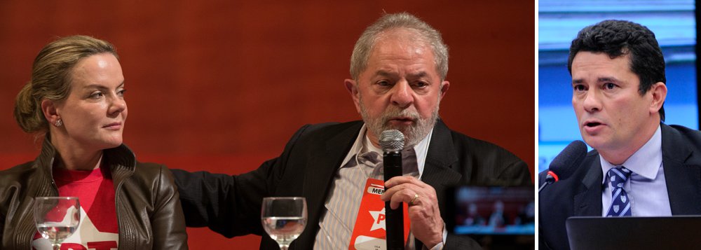 Presidente nacional do PT, senadora Gleisi Hoffmann, afirmou nesta segunda-feira, 24, que os planos de previdência privada destinados à família do ex-presidente Luiz Inácio Lula da Silva têm recursos de origem legal e declarada, oriundos de palestras de Lula no Brasil e no exterior; recursos, juntamente com outros valores e imóveis foram bloqueados pelo Banco Central por determinação do juiz Sérgio Moro. "Mais do que nunca, está claro que o ex-presidente Lula está sendo vítima de uma perseguição política, que tenta tirá-lo a todo custo da eleição de 2018, em que ele aparece na liderança de todas as pesquisas divulgadas recentemente. Lula é inocente!", diz a presidente do PT (Foto: Aquiles Lins) Presidente nacional do PT, senadora Gleisi Hoffmann, afirmou nesta segunda-feira, 24, que os planos de previdência privada destinados à família do ex-presidente Luiz Inácio Lula da Silva têm recursos de origem legal e declarada, oriundos de palestras de Lula no Brasil e no exterior; recursos, juntamente com outros valores e imóveis foram bloqueados pelo Banco Central por determinação do juiz Sérgio Moro. "Mais do que nunca, está claro que o ex-presidente Lula está sendo vítima de uma perseguição política, que tenta tirá-lo a todo custo da eleição de 2018, em que ele aparece na liderança de todas as pesquisas divulgadas recentemente. Lula é inocente!", diz a presidente do PT