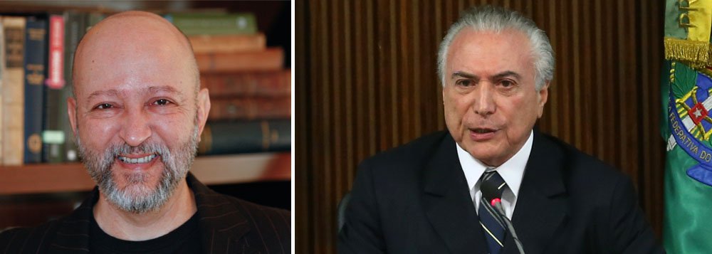Jornalista diz que as 84 questões enviadas pela Polícia Federal à defesa de Michel Temer "são aviltantes e constrangedoras"; "O depoimento é constrangedor porque as perguntas que Temer recebeu da PF são mais embaraçosas do que as respostas que o presidente não terá condições de dar", escreve; para ele, "a hipótese de Temer sair ileso de uma experiência como esta é inexistente" (Foto: Gisele Federicce) Jornalista diz que as 84 questões enviadas pela Polícia Federal à defesa de Michel Temer "são aviltantes e constrangedoras"; "O depoimento é constrangedor porque as perguntas que Temer recebeu da PF são mais embaraçosas do que as respostas que o presidente não terá condições de dar", escreve; para ele, "a hipótese de Temer sair ileso de uma experiência como esta é inexistente"