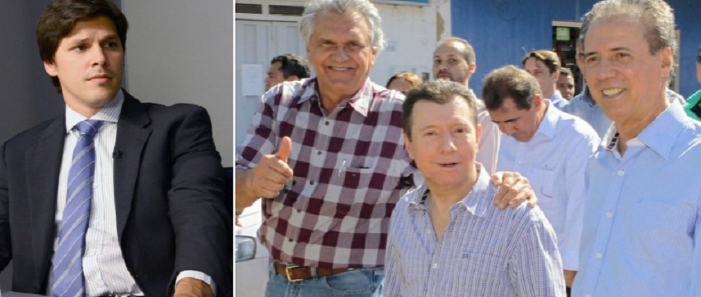 Deputados e prefeitos do PMDB já não escondem mais o movimento dentro do partido em prol da candidatura de Ronaldo Caiado ao governo em 2018; neste domingo, os deputados José Nelto e Pedro Chaves acompanharam Caiado em festa religiosa no interior de Goiás; enquanto isso, o presidente do partido e deputado Daniel Vilela tenta se livrar da delação da Odebrecht e reagir aos ataques dos próprios aliados; na semana passada, o prefeito Iris Rezende, principal liderança peemedebista, recebeu Caiado na prefeitura para uma visita de cortesia (Foto: José Barbacena) Deputados e prefeitos do PMDB já não escondem mais o movimento dentro do partido em prol da candidatura de Ronaldo Caiado ao governo em 2018; neste domingo, os deputados José Nelto e Pedro Chaves acompanharam Caiado em festa religiosa no interior de Goiás; enquanto isso, o presidente do partido e deputado Daniel Vilela tenta se livrar da delação da Odebrecht e reagir aos ataques dos próprios aliados; na semana passada, o prefeito Iris Rezende, principal liderança peemedebista, recebeu Caiado na prefeitura para uma visita de cortesia