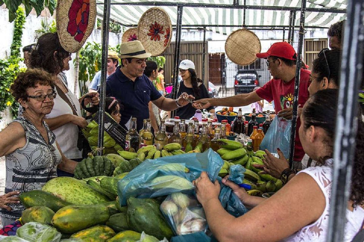 A Feira Cultural da Reforma Agrária do MST será realizada, no próximo dia 10 de junho, das 9h às 15h, no Centro de Formação Frei Humberto, na Rua Paulo Firmeza, 445, no bairro de São João do Tauape, em Fortaleza. O evento é aberto ao público em geral. Entre os produtos que serão comercializado estão feijão, batata, galinha caipira, cheiro verde, queijo, banana, mamão, abóbora, tomate, mel de abelha, castanha, doce de leite, rapadura e coalhada (Foto: Fatima 247) A Feira Cultural da Reforma Agrária do MST será realizada, no próximo dia 10 de junho, das 9h às 15h, no Centro de Formação Frei Humberto, na Rua Paulo Firmeza, 445, no bairro de São João do Tauape, em Fortaleza. O evento é aberto ao público em geral. Entre os produtos que serão comercializado estão feijão, batata, galinha caipira, cheiro verde, queijo, banana, mamão, abóbora, tomate, mel de abelha, castanha, doce de leite, rapadura e coalhada