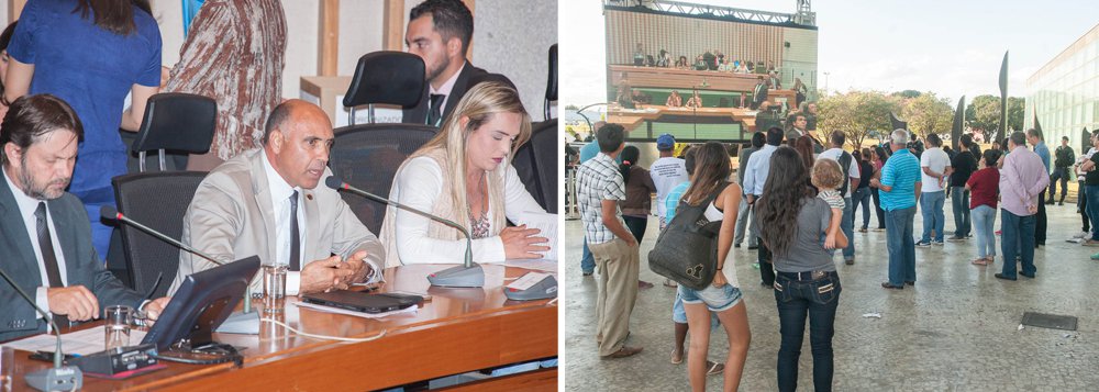 Após um debate que durou quase oito horas, a Câmara Legislativa aprovou, em primeiro e segundo turnos o projeto que autoriza o GDF a criar o Instituto Hospital de Base do Distrito Federal (IHBDF); segundo a proposta do Executivo, o hospital será transformado em um serviço social autônomo, entidade jurídica de direito privado sem fins lucrativos, para a prestação de assistência médica gratuita à população (Foto: Leonardo Lucena) Após um debate que durou quase oito horas, a Câmara Legislativa aprovou, em primeiro e segundo turnos o projeto que autoriza o GDF a criar o Instituto Hospital de Base do Distrito Federal (IHBDF); segundo a proposta do Executivo, o hospital será transformado em um serviço social autônomo, entidade jurídica de direito privado sem fins lucrativos, para a prestação de assistência médica gratuita à população