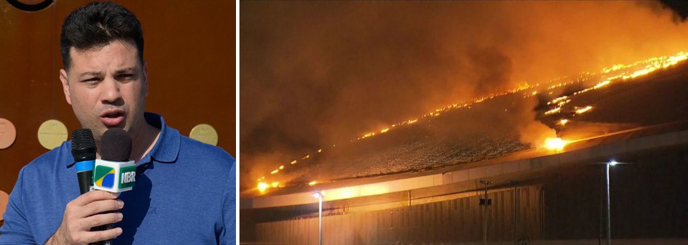 A indicação sobre o que causou o incêndio que atingiu o velódromo do Parque Olímpico do Rio, na Barra da Tijuca, partiu de nota divulgada pelo ministro dos Esportes, Leonardo Picciani; no seu perfil do Facebook, o ministro do Esporte, Leonardo Picciani, lamentou o incêndio e apontou que o fogo pode ter sido causado por um balão que caiu no local; perícia sobre a causa do incêndio ficará a cargo do Instituto Carlos Éboli, da Polícia Civil (Foto: Voney Malta) A indicação sobre o que causou o incêndio que atingiu o velódromo do Parque Olímpico do Rio, na Barra da Tijuca, partiu de nota divulgada pelo ministro dos Esportes, Leonardo Picciani; no seu perfil do Facebook, o ministro do Esporte, Leonardo Picciani, lamentou o incêndio e apontou que o fogo pode ter sido causado por um balão que caiu no local; perícia sobre a causa do incêndio ficará a cargo do Instituto Carlos Éboli, da Polícia Civil