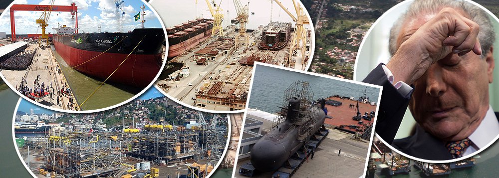 O setor naval brasileiro definha a olhos vistos; de um conjunto de 40 estaleiros instalados no País, 12 estão totalmente parados e o restante está operando bem abaixo da capacidade instalada; sem encomendas, com o caixa debilitado e, em alguns casos, com sócios envolvidos na Operação Lava Jato, cinco desses estaleiros entraram em recuperação judicial ou extrajudicial: dos tempos de euforia, sobraram uma dívida bilionária para pagar no mercado e quase 50 mil trabalhadores demitidos, segundo dados do Sindicato Nacional da Indústria Naval (Sinaval) (Foto: Giuliana Miranda) O setor naval brasileiro definha a olhos vistos; de um conjunto de 40 estaleiros instalados no País, 12 estão totalmente parados e o restante está operando bem abaixo da capacidade instalada; sem encomendas, com o caixa debilitado e, em alguns casos, com sócios envolvidos na Operação Lava Jato, cinco desses estaleiros entraram em recuperação judicial ou extrajudicial: dos tempos de euforia, sobraram uma dívida bilionária para pagar no mercado e quase 50 mil trabalhadores demitidos, segundo dados do Sindicato Nacional da Indústria Naval (Sinaval)