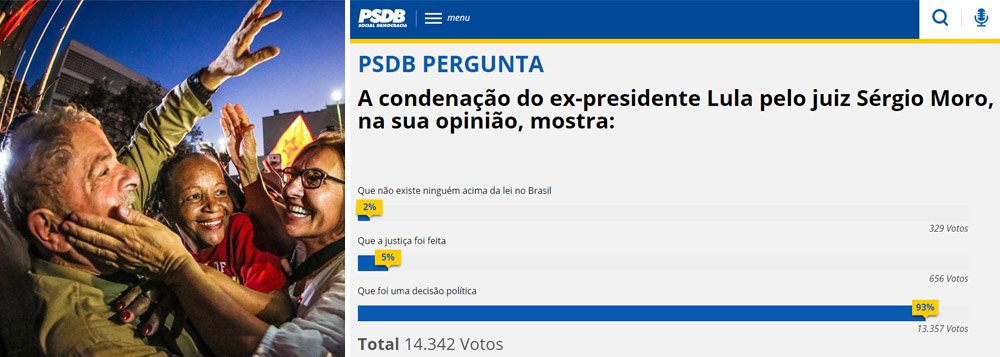 Depois das enquetes realizadas pelos sites da Veja e do PSDB, que deram Lula como presidente, o jornalista Fernando Brito, do Tijolaço, aconselha: "Fica a sugestão para os marqueteiros da direita: não se metam nesta de pesquisa online, não. Usem o Ibope, o Datafolha ou, preferencialmente, estes institutos menores, que usam as facilidades do celular que, como mostraram as eleições norte-americanas, acabam por torcer a realidade" (Foto: Gisele Federicce) Depois das enquetes realizadas pelos sites da Veja e do PSDB, que deram Lula como presidente, o jornalista Fernando Brito, do Tijolaço, aconselha: "Fica a sugestão para os marqueteiros da direita: não se metam nesta de pesquisa online, não. Usem o Ibope, o Datafolha ou, preferencialmente, estes institutos menores, que usam as facilidades do celular que, como mostraram as eleições norte-americanas, acabam por torcer a realidade"