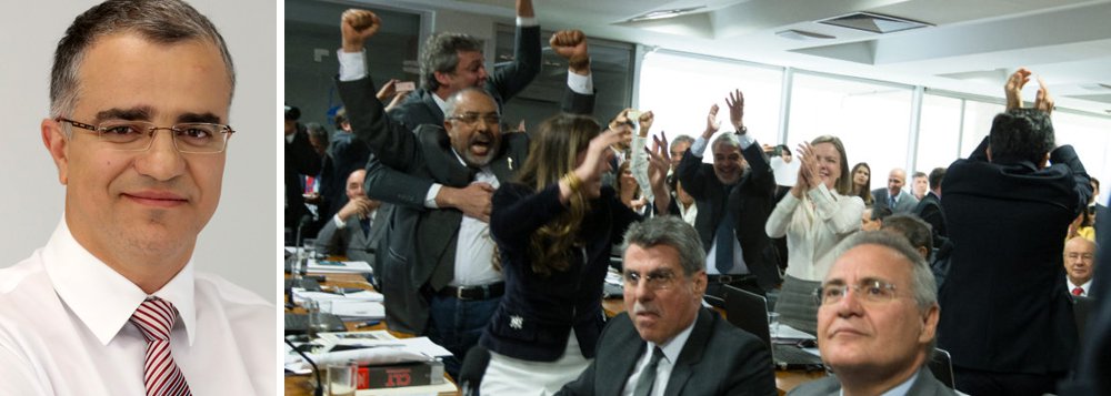 "O que aconteceu ontem mostra a capacidade do líder do PMDB no Senado, Renan Calheiros, de criar problemas", avalia o colunista Kennedy Alencar sobre a derrota da reforma trabalhista de Michel Temer na Comissão de Assuntos Sociais do Senaso; "Politicamente, há um sangramento na base de apoio do governo no Congresso", diz o jornalista; "Se os obstáculos aumentaram em relação à trabalhista, outra reforma mais complicada, a da Previdência, fica em situação ainda mais difícil", avisa Kennedy (Foto: Aquiles Lins) "O que aconteceu ontem mostra a capacidade do líder do PMDB no Senado, Renan Calheiros, de criar problemas", avalia o colunista Kennedy Alencar sobre a derrota da reforma trabalhista de Michel Temer na Comissão de Assuntos Sociais do Senaso; "Politicamente, há um sangramento na base de apoio do governo no Congresso", diz o jornalista; "Se os obstáculos aumentaram em relação à trabalhista, outra reforma mais complicada, a da Previdência, fica em situação ainda mais difícil", avisa Kennedy
