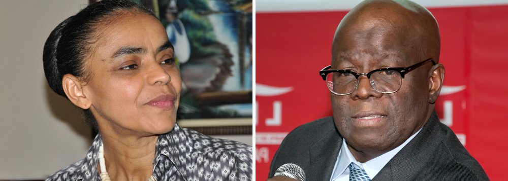 Políticos e assessores da Rede ouvidos pela BBC tomam como "hipótese robusta" uma chapa nas eleições presidenciais com Marina Silva e o ex-ministro Joaquim Barbosa como vice; como não ignora o potencial de Barbosa, que já demonstrou interesse em concorrer à presidência, o partido não descarta o cenário do ex-ministro do STF como cabeça de chapa; segundo a BBC, em grupos de Whatsapp da Rede, o nome de Barbosa já é colocado como se fosse certo na chapa para a presidência de 2018; para a imprensa, no entanto, Joaquim Barbosa diz que por ora está conversando com líderes de partidos (Foto: Aquiles Lins) Políticos e assessores da Rede ouvidos pela BBC tomam como "hipótese robusta" uma chapa nas eleições presidenciais com Marina Silva e o ex-ministro Joaquim Barbosa como vice; como não ignora o potencial de Barbosa, que já demonstrou interesse em concorrer à presidência, o partido não descarta o cenário do ex-ministro do STF como cabeça de chapa; segundo a BBC, em grupos de Whatsapp da Rede, o nome de Barbosa já é colocado como se fosse certo na chapa para a presidência de 2018; para a imprensa, no entanto, Joaquim Barbosa diz que por ora está conversando com líderes de partidos