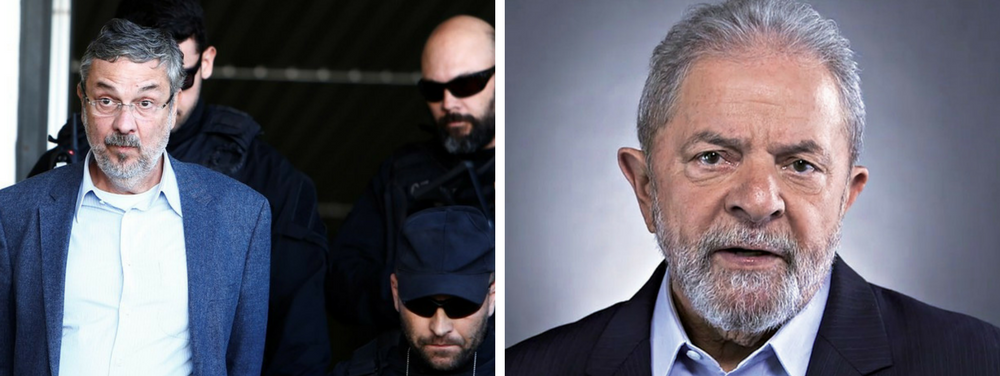O ex-ministro da Fazenda Antonio Palocci, preso desde setembro de 2016, pode passar para o regime de prisão domiciliar se aceitar focar seu acordo de delação premiada no ex-presidente Luiz Inácio Lula da Silva; para ter seu acordo aceito, Palocci deve ainda focar em banqueiros e empresários, como um dos donos do BTG Pactual, André Esteves, e o ex-dono do Pão de Açúcar Abílio Diniz; Palocci se reuniu apenas uma vez com os procuradores e, na conversa, mostrou-se reticente a entregar políticos com foro privilegiado; no entanto, a atitude foi revista depois que investigadores disseram que, sem isso, não haveria acordo; a defesa de Lula afirmou que a Lava Jato "não conseguiu apresentar qualquer prova sobre suas acusações contra o ex-presidente" (Foto: Giuliana Miranda) O ex-ministro da Fazenda Antonio Palocci, preso desde setembro de 2016, pode passar para o regime de prisão domiciliar se aceitar focar seu acordo de delação premiada no ex-presidente Luiz Inácio Lula da Silva; para ter seu acordo aceito, Palocci deve ainda focar em banqueiros e empresários, como um dos donos do BTG Pactual, André Esteves, e o ex-dono do Pão de Açúcar Abílio Diniz; Palocci se reuniu apenas uma vez com os procuradores e, na conversa, mostrou-se reticente a entregar políticos com foro privilegiado; no entanto, a atitude foi revista depois que investigadores disseram que, sem isso, não haveria acordo; a defesa de Lula afirmou que a Lava Jato "não conseguiu apresentar qualquer prova sobre suas acusações contra o ex-presidente"