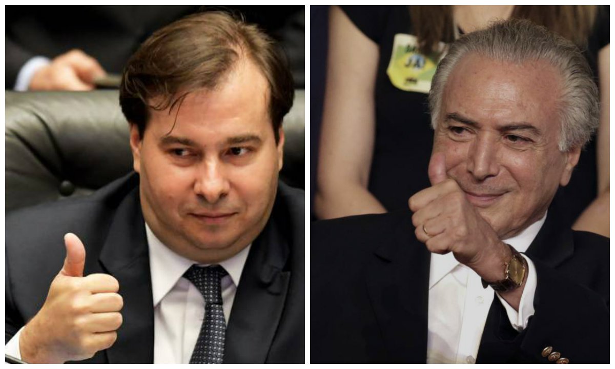 Presidente da Câmara, Rodrigo Maia (DEM-RJ), e Michel Temer .2 (Foto: Robinson Almeida) Presidente da Câmara, Rodrigo Maia (DEM-RJ), e Michel Temer .2