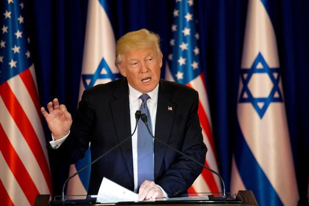 Trump faz discurso em Jerusalém 22/5/2017 REUTERSAriel Schalit/Divulgação (Foto: Leonardo Lucena) Trump faz discurso em Jerusalém 22/5/2017 REUTERSAriel Schalit/Divulgação