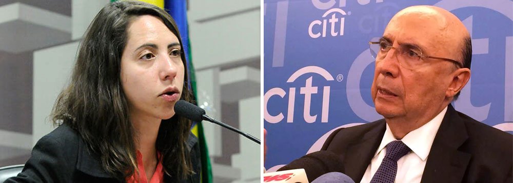 O ajuste fiscal prometido por Henrique Meirelles, que derrubou a arrecadação de impostos com a depressão econômica que produziu, simplesmente não existiu. "Os investimentos públicos federais – principal alvo dos cortes no Orçamento – já atingem seu menor nível em 15 anos em relação ao PIB, resultando na paralisação das obras de infraestrutura no país. Isso quando a economia precisa desesperadamente de motores de crescimento autônomo. E, sem a retomada da arrecadação, a tarefa de equilibrar as contas continua hercúlea", explica a economista Laura Carvalho, professora da Universidade de São Paulo; ou seja: a chamada "austeridade" só conseguiu tornar ainda piores os indicadores fiscais (Foto: Leonardo Attuch) O ajuste fiscal prometido por Henrique Meirelles, que derrubou a arrecadação de impostos com a depressão econômica que produziu, simplesmente não existiu. "Os investimentos públicos federais – principal alvo dos cortes no Orçamento – já atingem seu menor nível em 15 anos em relação ao PIB, resultando na paralisação das obras de infraestrutura no país. Isso quando a economia precisa desesperadamente de motores de crescimento autônomo. E, sem a retomada da arrecadação, a tarefa de equilibrar as contas continua hercúlea", explica a economista Laura Carvalho, professora da Universidade de São Paulo; ou seja: a chamada "austeridade" só conseguiu tornar ainda piores os indicadores fiscais