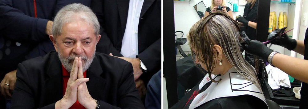 Recepcionista de um salão de beleza no Rio de Janeiro foi demitida por se recusar a comentar a condenação do ex-presidente Lula pelo juiz Sérgio Moro; funcionária do salão carioca disse que "não achava nada" da condenação de Lula; uma colega de trabalho foi ao dono do estabelecimento e disse que "não queria ficar olhando a cara dessa petista"; a recepcionista foi demitida (Foto: Charles Nisz) Recepcionista de um salão de beleza no Rio de Janeiro foi demitida por se recusar a comentar a condenação do ex-presidente Lula pelo juiz Sérgio Moro; funcionária do salão carioca disse que "não achava nada" da condenação de Lula; uma colega de trabalho foi ao dono do estabelecimento e disse que "não queria ficar olhando a cara dessa petista"; a recepcionista foi demitida