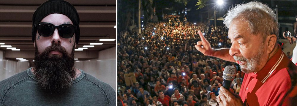"Lula, sinceramente esperava mais de um chefe de quadrilha! 606 mil reais na conta? Nenhum gasto de cartões de crédito em milhares de dólares? Nenhuma aulinha de tênis para os netinhos? Nenhuma conta na Suíça? Nada de diamantes ou pedras preciosas?", ironizou o músico, após o bloqueio dos bens do ex-presidente; "Desse jeito não vai dar pra fazer nem uma mini série contando sua trajetória como maior bandido de todos os tempos!", completou Tico Santa Cruz (Foto: Gisele Federicce) "Lula, sinceramente esperava mais de um chefe de quadrilha! 606 mil reais na conta? Nenhum gasto de cartões de crédito em milhares de dólares? Nenhuma aulinha de tênis para os netinhos? Nenhuma conta na Suíça? Nada de diamantes ou pedras preciosas?", ironizou o músico, após o bloqueio dos bens do ex-presidente; "Desse jeito não vai dar pra fazer nem uma mini série contando sua trajetória como maior bandido de todos os tempos!", completou Tico Santa Cruz