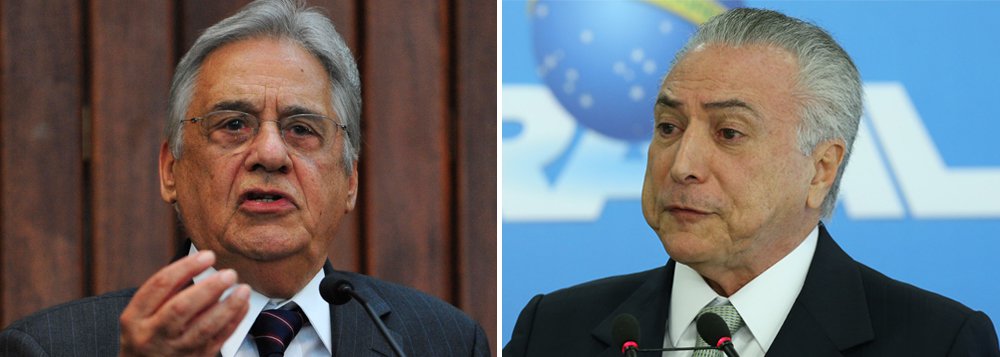 Em evento realizado na Fundação Fernando Henrique Cardoso para discutir o futuro da Eletrobras, o ex-presidente tucano pediu que o Brasil amplie as privatizações de estatais para evitar novos casos de corrupção nessas companhias; "Nosso sistema político deu cupim nele, está todo podre, ele bichou, e a população percebeu isso", disse; "O que puder privatizar, privatiza, porque não tem outro jeito", defendeu; FHC ainda não decidiu pular fora, mesmo depois de Temer ter sido carimbado como corrupto (Foto: Gisele Federicce) Em evento realizado na Fundação Fernando Henrique Cardoso para discutir o futuro da Eletrobras, o ex-presidente tucano pediu que o Brasil amplie as privatizações de estatais para evitar novos casos de corrupção nessas companhias; "Nosso sistema político deu cupim nele, está todo podre, ele bichou, e a população percebeu isso", disse; "O que puder privatizar, privatiza, porque não tem outro jeito", defendeu; FHC ainda não decidiu pular fora, mesmo depois de Temer ter sido carimbado como corrupto