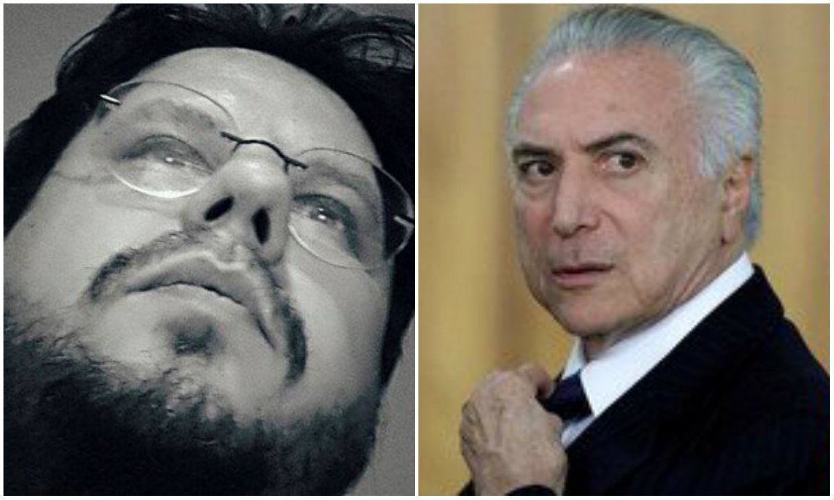 "Primeiro era um governo de salvação pessoal (e do pmdb) travestido de salvação nacional (apoiado pelos patos fascistas). Isto até o joesleygate. A partir daí virou um sequestro, em que Temer e sua quadrilha estão cortando pedacinhos do país e mandando para os grupos sociais como ameaças", define o historiador, em texto publicado em seu Facebook, em que divide o governo Temer em duas fases (Foto: Gisele Federicce) "Primeiro era um governo de salvação pessoal (e do pmdb) travestido de salvação nacional (apoiado pelos patos fascistas). Isto até o joesleygate. A partir daí virou um sequestro, em que Temer e sua quadrilha estão cortando pedacinhos do país e mandando para os grupos sociais como ameaças", define o historiador, em texto publicado em seu Facebook, em que divide o governo Temer em duas fases