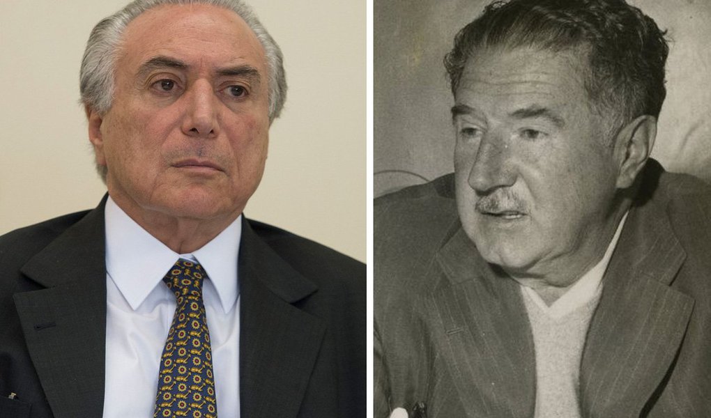 "Essa decisão do ministro Edson Fachin de permitir que o interrogatório de Temer seja feito por escrito, e concedendo 24 horas de prazo para as respostas (é mais ou menos como fazer a prova do vestibular em casa), me lembrou um escândalo de corrupção dos anos 1950, envolvendo o ex-governador de São Paulo, Adhemar de Barros", diz o colunista do 247 Alex Solnik, ao relembrar o " escândalo dos Chevrolet da Força Pública" (Foto: Alex Solnik) "Essa decisão do ministro Edson Fachin de permitir que o interrogatório de Temer seja feito por escrito, e concedendo 24 horas de prazo para as respostas (é mais ou menos como fazer a prova do vestibular em casa), me lembrou um escândalo de corrupção dos anos 1950, envolvendo o ex-governador de São Paulo, Adhemar de Barros", diz o colunista do 247 Alex Solnik, ao relembrar o " escândalo dos Chevrolet da Força Pública"