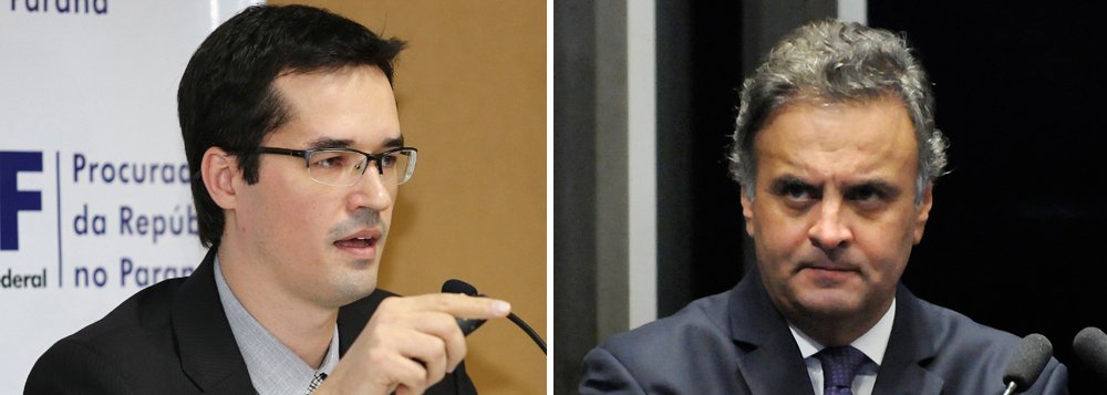 Em uma palestra feita a cirurgiões plásticos em São Paulo, o procurador Deltan Dallagnol, coordenador da força-tarefa da Lava Jato, fez referência indireta à investigação contra o senador Aécio Neves (PSDB-MG) para rebater críticas de parcialidade da operação; "Nós éramos os golpistas, não é? Agora nós somos os golpistas dos golpistas? Eu fico confuso. Os casos recentes deixaram claro que as investigações não são contra partido A ou contra partido B", disse (Foto: Gisele Federicce) Em uma palestra feita a cirurgiões plásticos em São Paulo, o procurador Deltan Dallagnol, coordenador da força-tarefa da Lava Jato, fez referência indireta à investigação contra o senador Aécio Neves (PSDB-MG) para rebater críticas de parcialidade da operação; "Nós éramos os golpistas, não é? Agora nós somos os golpistas dos golpistas? Eu fico confuso. Os casos recentes deixaram claro que as investigações não são contra partido A ou contra partido B", disse