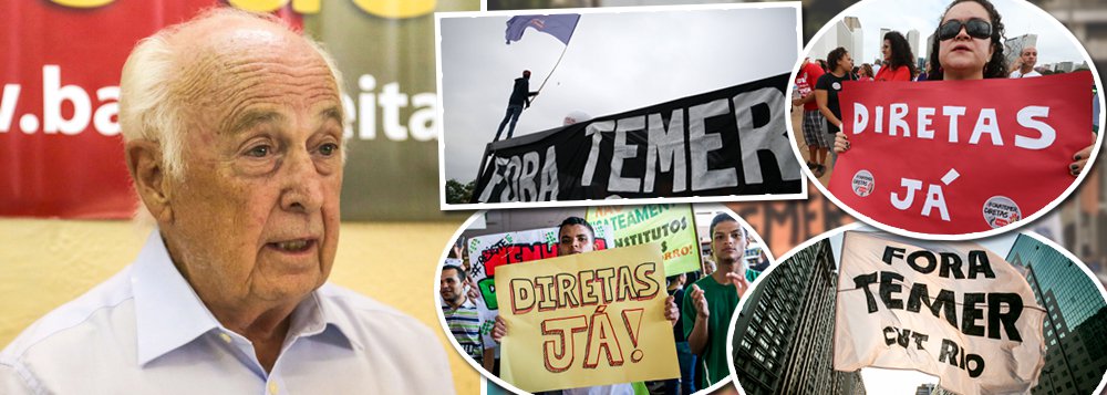 Economista e ex-ministro Luis Carlos Bresser Pereira alertou para eventuais prejuízos com a radicalização do discurso da esquerda brasileira; "Sim, devemos estar na oposição a tudo isso, mas essa oposição deve ser democrática. A democracia não foi um projeto das elites, mas do povo brasileiro", destaca; para Bresser, "a direita respeitou a democracia até 2016, quando, em face à crise profunda do governo Dilma Rousseff, a traiu" e "se sentiu com forças para impor ao país um liberalismo econômico que, além de injusto e antidemocrático, é ineficaz em levar o Brasil a voltar a se desenvolver"; "A esquerda pode e deve protestar contra isso, mas não deve cair no mesmo erro. Ao não deixar espaço para o acordo, um discurso radical leva o país a um impasse e arrisca a democracia", diz (Foto: Paulo Emílio) Economista e ex-ministro Luis Carlos Bresser Pereira alertou para eventuais prejuízos com a radicalização do discurso da esquerda brasileira; "Sim, devemos estar na oposição a tudo isso, mas essa oposição deve ser democrática. A democracia não foi um projeto das elites, mas do povo brasileiro", destaca; para Bresser, "a direita respeitou a democracia até 2016, quando, em face à crise profunda do governo Dilma Rousseff, a traiu" e "se sentiu com forças para impor ao país um liberalismo econômico que, além de injusto e antidemocrático, é ineficaz em levar o Brasil a voltar a se desenvolver"; "A esquerda pode e deve protestar contra isso, mas não deve cair no mesmo erro. Ao não deixar espaço para o acordo, um discurso radical leva o país a um impasse e arrisca a democracia", diz