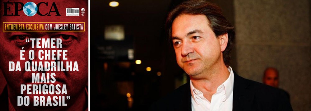 Leitores da revista Época ficam indignados com entrevista em que o empresário da JBS disse que Michel Temer "é o chefe da quadrilha mais perigosa do Brasil" e inocentou o ex-presidente Lula; "Vocês foram longe demais, o maior ladrão do Brasil se chama Lula! Nunca tive dúvidas sobre a globo, cambada de petistas!", escreveu um; "O bandido da JBS e a revistinha comprada acha que somos todos idiotas. O cretino continua armando para proteger o Lulárapio, seu sócio", postou outro (Foto: Gisele Federicce) Leitores da revista Época ficam indignados com entrevista em que o empresário da JBS disse que Michel Temer "é o chefe da quadrilha mais perigosa do Brasil" e inocentou o ex-presidente Lula; "Vocês foram longe demais, o maior ladrão do Brasil se chama Lula! Nunca tive dúvidas sobre a globo, cambada de petistas!", escreveu um; "O bandido da JBS e a revistinha comprada acha que somos todos idiotas. O cretino continua armando para proteger o Lulárapio, seu sócio", postou outro