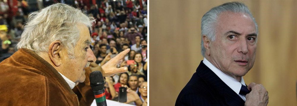 Em entrevista à BBC, o ex-presidente uruguaio José "Pepe" Mujica afirma que o atual cenário político "gera a imagem de um Brasil muito doente" e lamenta a manobra feita para salvar Michel Temer da denúncia de corrupção passiva oferecida à Câmara pela Procuradoria-Geral da República; "Me dá pena. Pena pelo Brasil por ver o que aconteceu com uma comissão que estava estudando as eventuais acusações, em que tiveram que mudar a composição dessa comissão. E tudo indica que houve muita influência para poder colocar gente que não decepcionasse o governo", disse; ele afirma não acreditar em "nenhuma" nas acusações contra Lula e diz que as reformas do governo Temer representam "mais de 50 anos de atraso" (Foto: Charles Nisz) Em entrevista à BBC, o ex-presidente uruguaio José "Pepe" Mujica afirma que o atual cenário político "gera a imagem de um Brasil muito doente" e lamenta a manobra feita para salvar Michel Temer da denúncia de corrupção passiva oferecida à Câmara pela Procuradoria-Geral da República; "Me dá pena. Pena pelo Brasil por ver o que aconteceu com uma comissão que estava estudando as eventuais acusações, em que tiveram que mudar a composição dessa comissão. E tudo indica que houve muita influência para poder colocar gente que não decepcionasse o governo", disse; ele afirma não acreditar em "nenhuma" nas acusações contra Lula e diz que as reformas do governo Temer representam "mais de 50 anos de atraso"