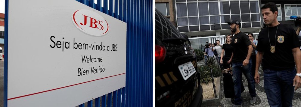 Polícia Federal deflagrou uma nova operação mirando o grupo JBS; agentes federais realizaram uma série de buscas na sede da empresa, em São Paulo, visando encontrar documentos para apurar os lucros obtidos pela companhia que teriam sido obtidos por meio do uso de informações privilegiadas a partir das delações premiadas de executivos da empresa (Foto: Paulo Emílio) Polícia Federal deflagrou uma nova operação mirando o grupo JBS; agentes federais realizaram uma série de buscas na sede da empresa, em São Paulo, visando encontrar documentos para apurar os lucros obtidos pela companhia que teriam sido obtidos por meio do uso de informações privilegiadas a partir das delações premiadas de executivos da empresa