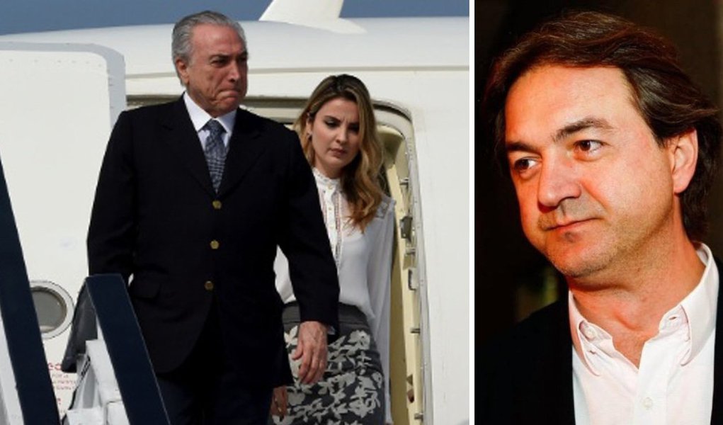 De desavergonhado, o homem que nos preside passou à categoria dos mentirosos deslavados que escarnecem as pessoas minimamente inteligentes dizendo que “não sabia” de quem era o avião que ele, a madame e a criadagem usaram para ir e voltar de Comandatuba, com o evidente intuito de negar o óbvio: que suas relações com Joesley Batista são próximas, intimas e de há muito tempo; leia o artigo de Fernando Brito (Foto: Leonardo Attuch) De desavergonhado, o homem que nos preside passou à categoria dos mentirosos deslavados que escarnecem as pessoas minimamente inteligentes dizendo que “não sabia” de quem era o avião que ele, a madame e a criadagem usaram para ir e voltar de Comandatuba, com o evidente intuito de negar o óbvio: que suas relações com Joesley Batista são próximas, intimas e de há muito tempo; leia o artigo de Fernando Brito