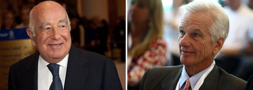Desgoverno Temer faz mais ricos do Brasil terem prejuízo histórico; somente os donos desses bilionários sofreram queda de R$ 2,7 bilhões em investimentos em apenas três dias; o bilionário Joseph Safra, fundador do Banco Safra, sofreu a maior perda, de mais de US$ 1 bilhão; Jorge Paulo Lemann, a pessoa mais rica do Brasil, perdeu R$ 930 milhões; somente o 3G, fundo de investimentos no qual Lemann é sócio, perdeu R$ 1,8 bilhões em três dias (Foto: Charles Nisz) Desgoverno Temer faz mais ricos do Brasil terem prejuízo histórico; somente os donos desses bilionários sofreram queda de R$ 2,7 bilhões em investimentos em apenas três dias; o bilionário Joseph Safra, fundador do Banco Safra, sofreu a maior perda, de mais de US$ 1 bilhão; Jorge Paulo Lemann, a pessoa mais rica do Brasil, perdeu R$ 930 milhões; somente o 3G, fundo de investimentos no qual Lemann é sócio, perdeu R$ 1,8 bilhões em três dias