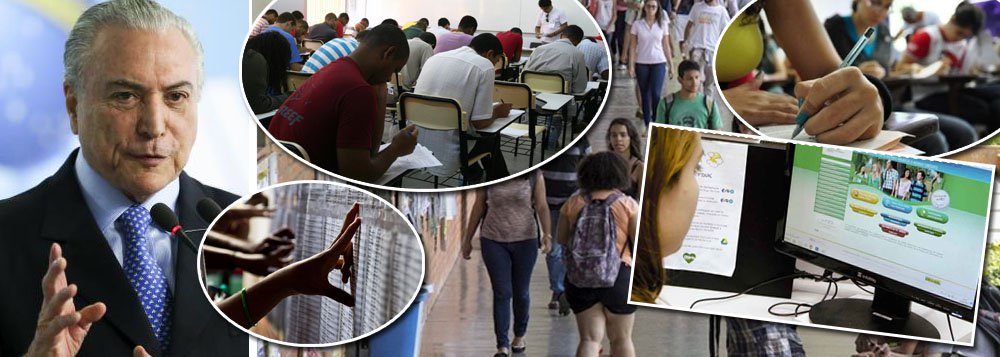 Da forma como sair do Congresso, a Medida Provisória 785, do governo federal, que mudará o financiamento do ensino superior, não deve ser capaz de levar o programa a quem mais precisa; o programa que chegou a oferecer 325 mil vagas em 2016 abriu quase a metade - 150 mil - em 2017, sob a gestão de Michel Temer; a MP, que visa corrigir situações de beneficiários e dar sustentabilidade ao programa, limitará a 100 mil estudantes de baixíssima renda por ano a serem beneficiados – antes, esse limite era de 300 mil por ano; além disso, o governo transferirá a bancos privados a concessão de crédito e análise de risco em uma de suas três modalidades; na prática, levarão vantagens estudantes com notas mais altas e perfil mais alinhado com o tipo de cliente de cada instituição financeira (Foto: Gisele Federicce) Da forma como sair do Congresso, a Medida Provisória 785, do governo federal, que mudará o financiamento do ensino superior, não deve ser capaz de levar o programa a quem mais precisa; o programa que chegou a oferecer 325 mil vagas em 2016 abriu quase a metade - 150 mil - em 2017, sob a gestão de Michel Temer; a MP, que visa corrigir situações de beneficiários e dar sustentabilidade ao programa, limitará a 100 mil estudantes de baixíssima renda por ano a serem beneficiados – antes, esse limite era de 300 mil por ano; além disso, o governo transferirá a bancos privados a concessão de crédito e análise de risco em uma de suas três modalidades; na prática, levarão vantagens estudantes com notas mais altas e perfil mais alinhado com o tipo de cliente de cada instituição financeira