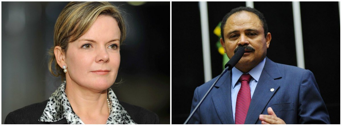 Presidente nacional do PT, senadora Gleisi Hoffmann, negou qualquer tipo de acordo com o deputado federal Waldir Maranhão (PP-MA) em relação à candidatura majoritária e com apoio do ex-presidente Lula; “Encontrei-me com o deputado Waldir Maranhão para um cumprimento. Em nenhum momento falou-se em candidatura ao Senado nem tão pouco falei, ou reafirmei, apoio do presidente Lula a sua candidatura. Discussões sobre processo eleitoral e apoios às candidaturas locais cabem à direção estadual do PT no Maranhão” (Foto: Leonardo Lucena) Presidente nacional do PT, senadora Gleisi Hoffmann, negou qualquer tipo de acordo com o deputado federal Waldir Maranhão (PP-MA) em relação à candidatura majoritária e com apoio do ex-presidente Lula; “Encontrei-me com o deputado Waldir Maranhão para um cumprimento. Em nenhum momento falou-se em candidatura ao Senado nem tão pouco falei, ou reafirmei, apoio do presidente Lula a sua candidatura. Discussões sobre processo eleitoral e apoios às candidaturas locais cabem à direção estadual do PT no Maranhão”