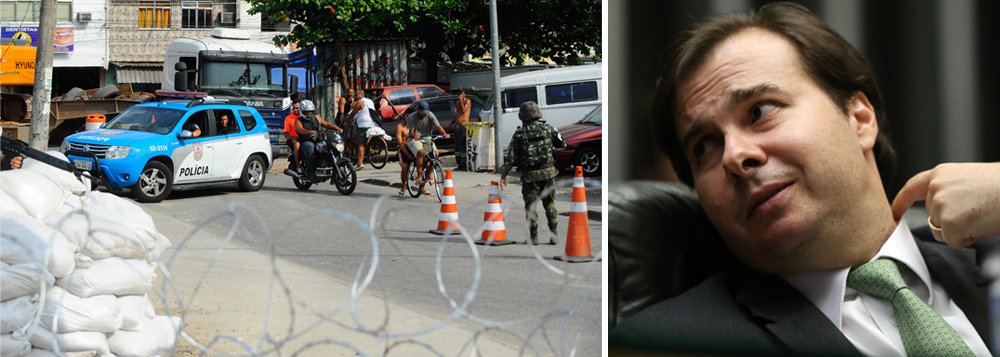 Promessa é de que a ação federal começará nos próximos dias; o presidente da Câmara, porém, que é do Rio de Janeiro, afirma que o Estado não aguenta esperar nem "horas"; "Nós precisamos sair da burocracia e entrar para a ação", afirma (Foto: Gisele Federicce) Promessa é de que a ação federal começará nos próximos dias; o presidente da Câmara, porém, que é do Rio de Janeiro, afirma que o Estado não aguenta esperar nem "horas"; "Nós precisamos sair da burocracia e entrar para a ação", afirma