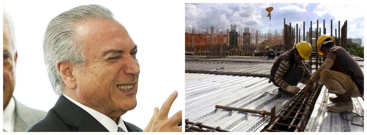 Michel Temer, construção civil .2 (Foto: Paulo Emílio) Michel Temer, construção civil .2