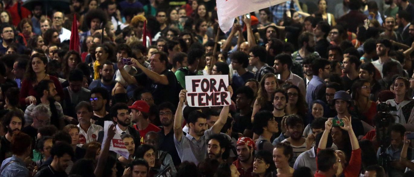 Protesto na Avenida Paulista: Fora Temer (04/09/2016) (Foto: Paulo Emílio) Protesto na Avenida Paulista: Fora Temer (04/09/2016)