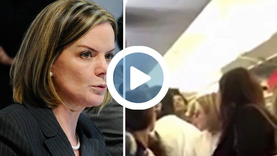 Presidente nacional do PT, senadora Gleisi Hoffmann, foi alvo de vítima de um ataque de cunho fascista nesta quinta-feira, 20, em voo da Avianca que pousou em São Paulo; ao se preparar para sair da aeronave, Gleisi foi interpelada por um passageiro, que aos gritos, disse que "o PT acabou com o nosso país"; sem responder ao grito do agressor, mas firme, a senadora respondeu que estava chegando em São Paulo para "cuidar dos 14 milhões de desempregados que o governo de vocês geraram. Pra tratar da reforma Trabalhista"; assista (Foto: Aquiles Lins) Presidente nacional do PT, senadora Gleisi Hoffmann, foi alvo de vítima de um ataque de cunho fascista nesta quinta-feira, 20, em voo da Avianca que pousou em São Paulo; ao se preparar para sair da aeronave, Gleisi foi interpelada por um passageiro, que aos gritos, disse que "o PT acabou com o nosso país"; sem responder ao grito do agressor, mas firme, a senadora respondeu que estava chegando em São Paulo para "cuidar dos 14 milhões de desempregados que o governo de vocês geraram. Pra tratar da reforma Trabalhista"; assista