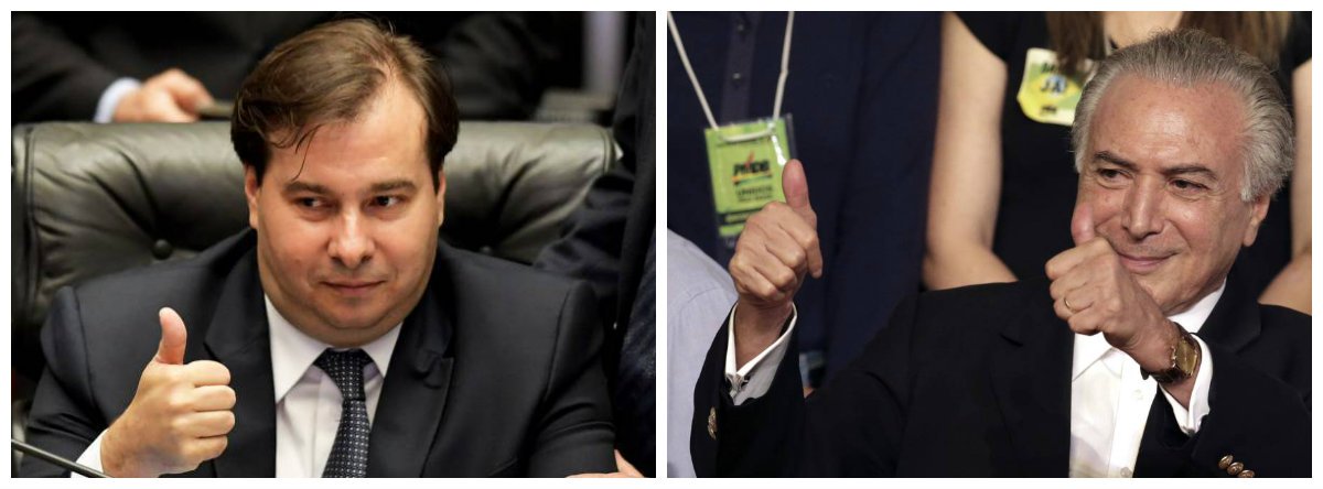 Presidente da Câmara, Rodrigo Maia (DEM-RJ), e Michel Temer (Foto: Paulo Emílio) Presidente da Câmara, Rodrigo Maia (DEM-RJ), e Michel Temer