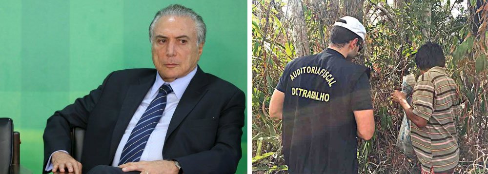 Fiscalização do Ministério do Trabalho contra o trabalho escravo e o trabalho infantil, além de em condições degradantes no campo e em obras, vai parar em todo o País a partir de meados de agosto; o motivo: cortes do governo Temer; enquanto isso, o peemedebista gasta bilhões para comprar parlamentares com emendas (Foto: Gisele Federicce) Fiscalização do Ministério do Trabalho contra o trabalho escravo e o trabalho infantil, além de em condições degradantes no campo e em obras, vai parar em todo o País a partir de meados de agosto; o motivo: cortes do governo Temer; enquanto isso, o peemedebista gasta bilhões para comprar parlamentares com emendas
