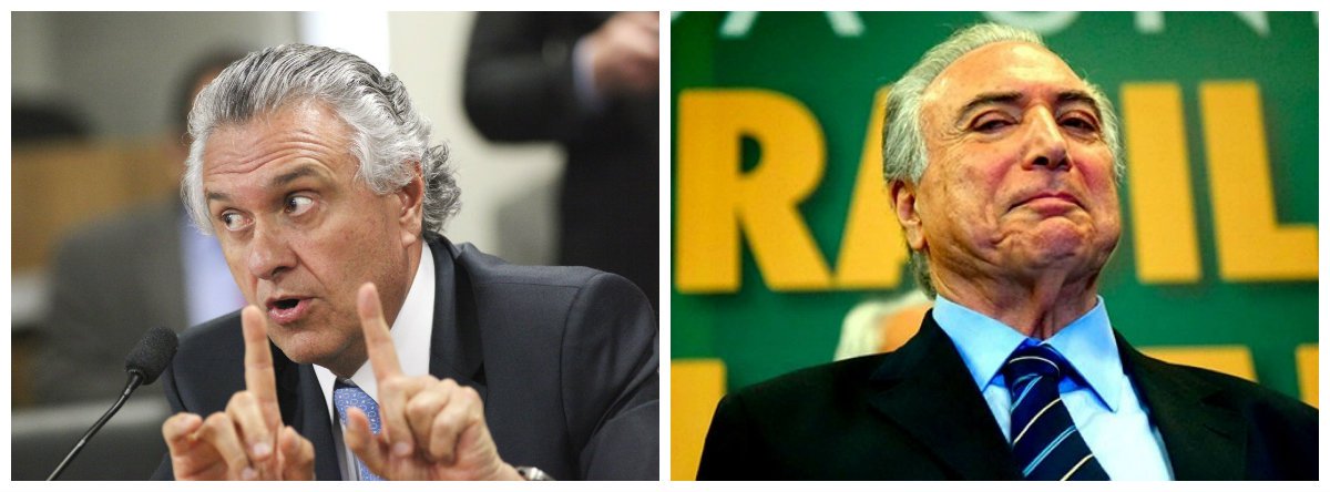 Ronaldo Caiado e Michel Temer .1 (Foto: Leonardo Attuch) Ronaldo Caiado e Michel Temer .1