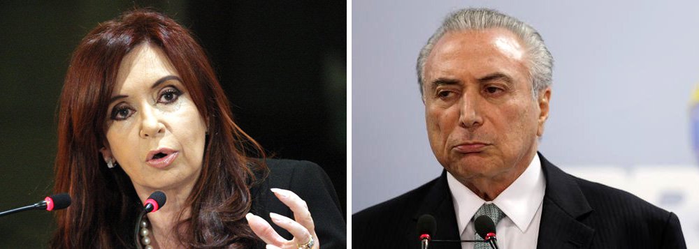 "Temer é um ridículo internacional, que dispensa formalidades diplomáticas. Viramos piada até na Argentina", diz Fernando Brito, editor do Tijolaço, que resgatou discurso de Cristina Kirchner sobre Michel Temer, nesta sexta-feira (Foto: Leonardo Attuch) "Temer é um ridículo internacional, que dispensa formalidades diplomáticas. Viramos piada até na Argentina", diz Fernando Brito, editor do Tijolaço, que resgatou discurso de Cristina Kirchner sobre Michel Temer, nesta sexta-feira