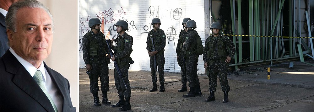 "A eleição indireta, por um Congresso desmoralizado, de alguém como Jobim, por exemplo, não resolveria nada. O fato é que, com ou sem Temer, com Jobim ou sem Jobim, o golpe, para continuar até 2018, terá de investir cada vez mais na repressão contra trabalhadores, opositores, movimentos sociais e pobres em geral. O Estado de exceção tende a se intensificar. Tende a virar ditadura pura e simples", diz o colunista do 247 Marcelo Zero sobre a situação de Michel Temer; "O golpe destruiu a economia, o sistema de representação, as instituições democráticas e a política. Só lhe restou o uso da força. Se o país não fizer um pacto pelas eleições diretas, virá coisa pior do que já está aí. Muito pior. Hoje, contamos direitos perdidos. Amanhã, poderemos contar presos e cadáveres", diz Zero (Foto: Marcelo Zero) "A eleição indireta, por um Congresso desmoralizado, de alguém como Jobim, por exemplo, não resolveria nada. O fato é que, com ou sem Temer, com Jobim ou sem Jobim, o golpe, para continuar até 2018, terá de investir cada vez mais na repressão contra trabalhadores, opositores, movimentos sociais e pobres em geral. O Estado de exceção tende a se intensificar. Tende a virar ditadura pura e simples", diz o colunista do 247 Marcelo Zero sobre a situação de Michel Temer; "O golpe destruiu a economia, o sistema de representação, as instituições democráticas e a política. Só lhe restou o uso da força. Se o país não fizer um pacto pelas eleições diretas, virá coisa pior do que já está aí. Muito pior. Hoje, contamos direitos perdidos. Amanhã, poderemos contar presos e cadáveres", diz Zero