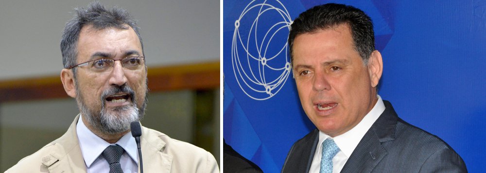 Deputado estadual Humberto Aidar (PT) afirmou nesta sexta-feira 21, durante a solenidade de assinatura de convênio do programa Goiás na Frente no município de Uruana, que "o governador Marconi não quer saber de qual partido é o prefeito. Marconi é governador do povo"; durante o evento, o governador tucano citou os nomes de todos os ex-prefeitos presentes, além do atual prefeito, Cássio Gusmão, do PMDB; Marconi e do vice, José Eliton, deixaram para os prefeitos a definição das prioridades para a aplicação dos recursos do programa (Foto: Ana Pupulin) Deputado estadual Humberto Aidar (PT) afirmou nesta sexta-feira 21, durante a solenidade de assinatura de convênio do programa Goiás na Frente no município de Uruana, que "o governador Marconi não quer saber de qual partido é o prefeito. Marconi é governador do povo"; durante o evento, o governador tucano citou os nomes de todos os ex-prefeitos presentes, além do atual prefeito, Cássio Gusmão, do PMDB; Marconi e do vice, José Eliton, deixaram para os prefeitos a definição das prioridades para a aplicação dos recursos do programa