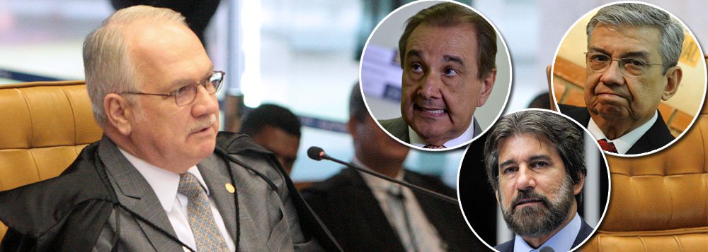 Ministro Edson Fachin, relator da Lava-Jato no Supremo Tribunal Federal (STF), determinou a inclusão de sete parlamentares em um inquérito sobre pagamento de propina com recursos desviados de contratos com a Transpetro; inquérito está aberto no STF desde março do ano passado para investigar o senador Renan Calheiros (PMDB-AL) e o deputado federal Aníbal Gomes (PMDB-CE) pelos mesmos motivos. Agora, serão investigados também os senadores Valdir Raupp (PMDB-RO), Garibaldi Alves Filho (PMDB-RN) e Agripino Maia (DEM-RN), além dos deputados Walter Alves (PMDB-RN), Felipe Maia (DEM-RN), Jandira Feghali (PCdoB-RJ) e Luiz Sergio (PT-RJ); novos investigados foram citados em delação premiada pelo ex-presidente da Transpetro Sérgio Machado (Foto: Aquiles Lins) Ministro Edson Fachin, relator da Lava-Jato no Supremo Tribunal Federal (STF), determinou a inclusão de sete parlamentares em um inquérito sobre pagamento de propina com recursos desviados de contratos com a Transpetro; inquérito está aberto no STF desde março do ano passado para investigar o senador Renan Calheiros (PMDB-AL) e o deputado federal Aníbal Gomes (PMDB-CE) pelos mesmos motivos. Agora, serão investigados também os senadores Valdir Raupp (PMDB-RO), Garibaldi Alves Filho (PMDB-RN) e Agripino Maia (DEM-RN), além dos deputados Walter Alves (PMDB-RN), Felipe Maia (DEM-RN), Jandira Feghali (PCdoB-RJ) e Luiz Sergio (PT-RJ); novos investigados foram citados em delação premiada pelo ex-presidente da Transpetro Sérgio Machado