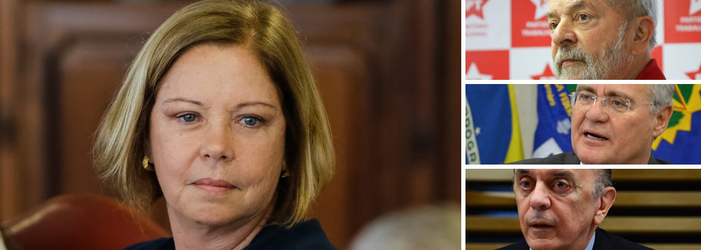 Jornalista Eliane Cantanhêde, do Estado de S. Paulo, disse nesta quinta-feira, 18, que o poder de fogo da JBS deve se estender aos ex-presidentes Lula e Dilma Rousseff, além do ex-presidente do Senado Renan Calheiros (PMDB) e o senador José Serra (PSDB); "O resultado é considerado devastador e arrasta para o fundo do poço não apenas o presidente Michel Temer e o senador Aécio Neves, pelas gravações liberadas à noite nesta quinta-feira, mas o próprio mundo político. Esta sexta-feira será mais um novo dia para nunca ser esquecido na história brasileira", diz Eliane (Foto: Aquiles Lins) Jornalista Eliane Cantanhêde, do Estado de S. Paulo, disse nesta quinta-feira, 18, que o poder de fogo da JBS deve se estender aos ex-presidentes Lula e Dilma Rousseff, além do ex-presidente do Senado Renan Calheiros (PMDB) e o senador José Serra (PSDB); "O resultado é considerado devastador e arrasta para o fundo do poço não apenas o presidente Michel Temer e o senador Aécio Neves, pelas gravações liberadas à noite nesta quinta-feira, mas o próprio mundo político. Esta sexta-feira será mais um novo dia para nunca ser esquecido na história brasileira", diz Eliane
