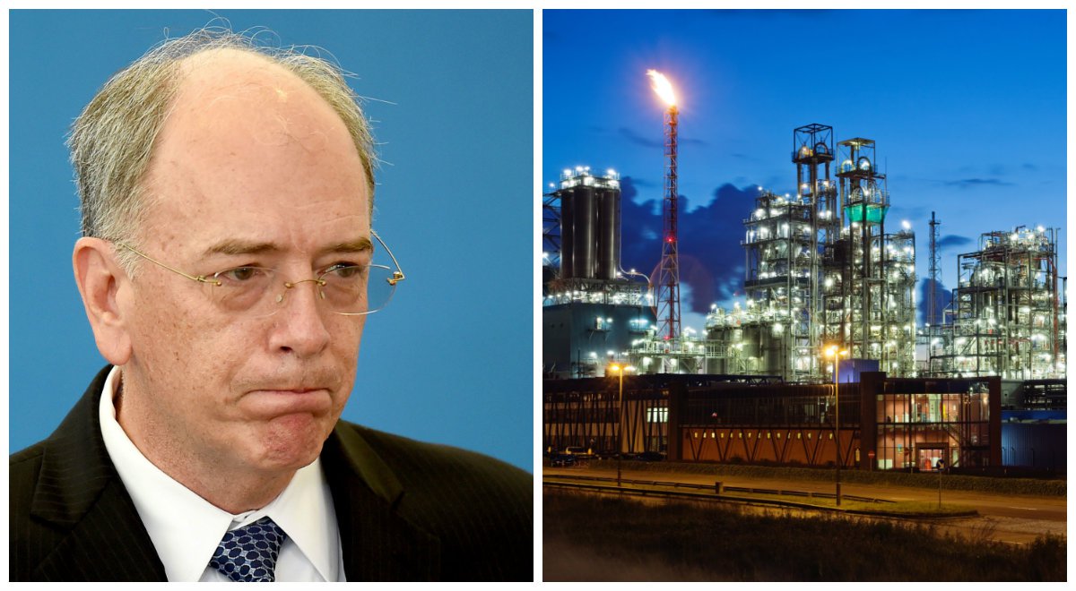 Presidente da Petrobras, Pedro Parente, e Petroquímica Suape (Foto: Cláudio da Costa Oliveira) Presidente da Petrobras, Pedro Parente, e Petroquímica Suape