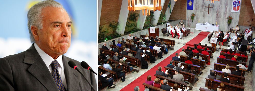 A Câmara Episcopal da Igreja Episcopal Anglicana do Brasil seguiu os passos da da Igreja Católica e criticou os projetos das reformas da Previdência e trabalhista do governo Michel Temer; "O impacto de uma reforma desta índole para a Previdência Social do Brasil é desumano, cruel e devastador, com conseqüências que levarão para a miséria extrema a milhões de pessoas, e forçarão outros tantos milhões a trabalharem até sua morte", disse a entidade; para a instituição, as reformas são um "sinal de governantes ilegítimos que, não conseguindo defender esta agenda em um processo democrático com participação popular ampla, o fazem usurpando os poderes que pertencem ao conjunto de cidadãs e cidadãos do Brasil" (Foto: Paulo Emílio) A Câmara Episcopal da Igreja Episcopal Anglicana do Brasil seguiu os passos da da Igreja Católica e criticou os projetos das reformas da Previdência e trabalhista do governo Michel Temer; "O impacto de uma reforma desta índole para a Previdência Social do Brasil é desumano, cruel e devastador, com conseqüências que levarão para a miséria extrema a milhões de pessoas, e forçarão outros tantos milhões a trabalharem até sua morte", disse a entidade; para a instituição, as reformas são um "sinal de governantes ilegítimos que, não conseguindo defender esta agenda em um processo democrático com participação popular ampla, o fazem usurpando os poderes que pertencem ao conjunto de cidadãs e cidadãos do Brasil"