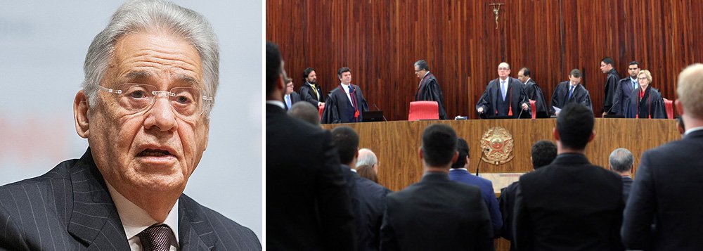 Um dia depois de defender a permanência de Michel Temer na Presidência, alegando que a cassação do seu mandato pelo TSE traria "muita confusão" aos país, o ex-presidente Fernando Henrique Cardoso disse nesta terça-feira, 4, que entrar com a ação contra a chapa Dilma-Temer após a derrota em 2014 era a única alternativa do PSDB; "Na época, o PSDB não tinha muita alternativa, porque parecia que havia e, como está se vendo, houve abuso do poder econômico", disse FHC, durante evento na Academia Brasileira de Letras (ABL), no Rio; "Agora, a interpretação se pega os dois (Dilma e Temer) ou não, se é suficiente ou não, isso não cabe aos observadores nem aos políticos julgar" (Foto: Aquiles Lins) Um dia depois de defender a permanência de Michel Temer na Presidência, alegando que a cassação do seu mandato pelo TSE traria "muita confusão" aos país, o ex-presidente Fernando Henrique Cardoso disse nesta terça-feira, 4, que entrar com a ação contra a chapa Dilma-Temer após a derrota em 2014 era a única alternativa do PSDB; "Na época, o PSDB não tinha muita alternativa, porque parecia que havia e, como está se vendo, houve abuso do poder econômico", disse FHC, durante evento na Academia Brasileira de Letras (ABL), no Rio; "Agora, a interpretação se pega os dois (Dilma e Temer) ou não, se é suficiente ou não, isso não cabe aos observadores nem aos políticos julgar"