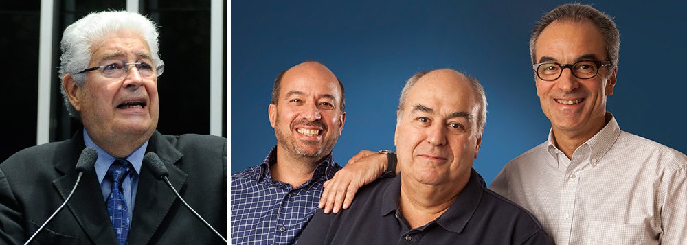 O senador Roberto Requião (PMDB-PR) revela-se indignado com o linchamento que sofre nos telejornais, da Globo, por relatar o projeto de abuso de autoridade; "Jornal Nacional tenta destruir a seriedade de meu projeto. Reafirmo meu compromisso de visitar os Marinho na cadeia quando e se presos", disse Requião em sua conta no Twitter nesta quinta-feira, 20; "Certamente, os donos da Globo vão para um penitenciária. Eu desejo que seja logo" (Foto: Aquiles Lins) O senador Roberto Requião (PMDB-PR) revela-se indignado com o linchamento que sofre nos telejornais, da Globo, por relatar o projeto de abuso de autoridade; "Jornal Nacional tenta destruir a seriedade de meu projeto. Reafirmo meu compromisso de visitar os Marinho na cadeia quando e se presos", disse Requião em sua conta no Twitter nesta quinta-feira, 20; "Certamente, os donos da Globo vão para um penitenciária. Eu desejo que seja logo"