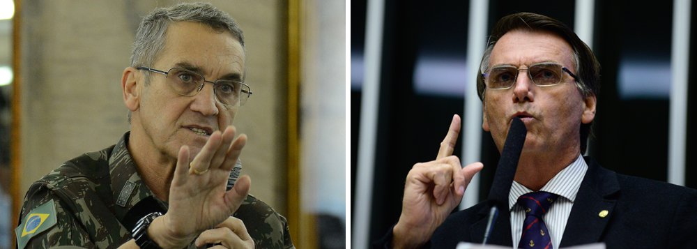 "Nitidamente, há um cansaço em relação ao politicamente correto. O perigo é quando surge um líder falando coisas politicamente incorretíssimas, mas que correspondem ao inconformismo das pessoas", diz o comandante do Exército, general Eduardo Dias da Costa Villas Bôas; "Tivemos Donald Trump nos Estados Unidos e temos alguns aqui no nosso país", acrescentou, destacando que o Exército não apoia Jair Bolsonaro à presidência (Foto: Gisele Federicce) "Nitidamente, há um cansaço em relação ao politicamente correto. O perigo é quando surge um líder falando coisas politicamente incorretíssimas, mas que correspondem ao inconformismo das pessoas", diz o comandante do Exército, general Eduardo Dias da Costa Villas Bôas; "Tivemos Donald Trump nos Estados Unidos e temos alguns aqui no nosso país", acrescentou, destacando que o Exército não apoia Jair Bolsonaro à presidência