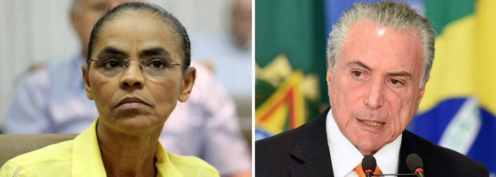 Após vários meses de complacência com as ações de Michel Temer, a ex-ministra Marina Silva (Rede Sustentabilidade) resolveu começar a criticar a reforma da Previdência do governo; na avaliação da ex-senadora, o governo errou com idas e vindas nos debates da reforma e levou propostas injustas à sociedade; "Contribuir 49 anos para ter o benefício integral num país em que temos 13,5 milhões de desempregados é condenar ninguém a receber aposentadoria integral. Tratar os trabalhadores rurais da mesma forma que os urbanos é uma injustiça muito grande", enfatizou Marina; a líder da Rede Sustentabilidade aproveitou para criticar o próprio Temer, a quem classificou de um presidente "sem legitimidade, credibilidade e popularidade" (Foto: Giuliana Miranda) Após vários meses de complacência com as ações de Michel Temer, a ex-ministra Marina Silva (Rede Sustentabilidade) resolveu começar a criticar a reforma da Previdência do governo; na avaliação da ex-senadora, o governo errou com idas e vindas nos debates da reforma e levou propostas injustas à sociedade; "Contribuir 49 anos para ter o benefício integral num país em que temos 13,5 milhões de desempregados é condenar ninguém a receber aposentadoria integral. Tratar os trabalhadores rurais da mesma forma que os urbanos é uma injustiça muito grande", enfatizou Marina; a líder da Rede Sustentabilidade aproveitou para criticar o próprio Temer, a quem classificou de um presidente "sem legitimidade, credibilidade e popularidade"