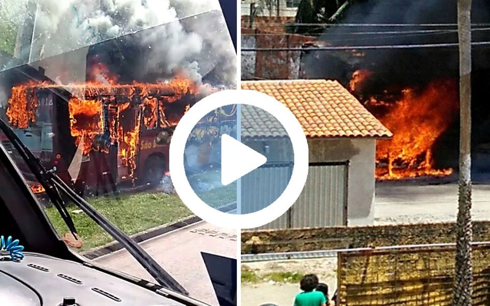 Ataques criminosos nesta quarta-feira (19) deixaram doze ônibus queimados em Fortaleza e Região Metropolitana. Um suspeito de participação nas ações foi preso no bairro José Walter. A PM confirmou ataques nos bairros Barroso, Barra do Ceará, Edson Queiroz e Aerolândia, na Capital, além do município do Eusébio. Ainda não foi divulgada oficialmente a motivação dos ataques (Foto: Rodrigo Rocha) Ataques criminosos nesta quarta-feira (19) deixaram doze ônibus queimados em Fortaleza e Região Metropolitana. Um suspeito de participação nas ações foi preso no bairro José Walter. A PM confirmou ataques nos bairros Barroso, Barra do Ceará, Edson Queiroz e Aerolândia, na Capital, além do município do Eusébio. Ainda não foi divulgada oficialmente a motivação dos ataques