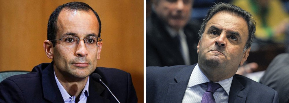 O empresário Marcelo Odebrecht e outro executivo da empreiteira relataram que o senador Aécio Neves, que também é presidente nacional do PSDB, recebeu “vantagens indevidas” em troca de apoio a interesses da empreiteira; segundo o colaborador Henrique Valladares, Aécio, identificado como “Mineirinho”, recebia mesadas que variavam de R$ 1 milhão de reais a R$ 2 milhões; as revelações de Marcelo Odebrecht praticamente sepultam qualquer pretensão política de Aécio em 2018; um dos articuladores do golpe, Aécio hoje um dos principais alvos da Lava Jato, tendo seu nome ligado a repasses irregulares de valores milionários (Foto: José Barbacena) O empresário Marcelo Odebrecht e outro executivo da empreiteira relataram que o senador Aécio Neves, que também é presidente nacional do PSDB, recebeu “vantagens indevidas” em troca de apoio a interesses da empreiteira; segundo o colaborador Henrique Valladares, Aécio, identificado como “Mineirinho”, recebia mesadas que variavam de R$ 1 milhão de reais a R$ 2 milhões; as revelações de Marcelo Odebrecht praticamente sepultam qualquer pretensão política de Aécio em 2018; um dos articuladores do golpe, Aécio hoje um dos principais alvos da Lava Jato, tendo seu nome ligado a repasses irregulares de valores milionários